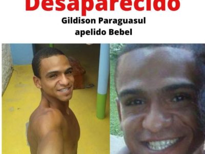 Desaparecido: Gildison Paraguasul fez contato com a família em fevereiro