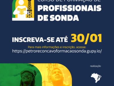 PetroReconcavo promove curso gratuito de Profissionais de Sonda