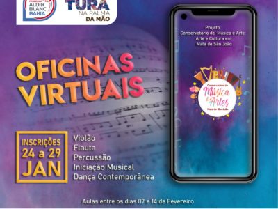 Conservatório de Música e Arte de Mata abre inscrições para aulas virtuais